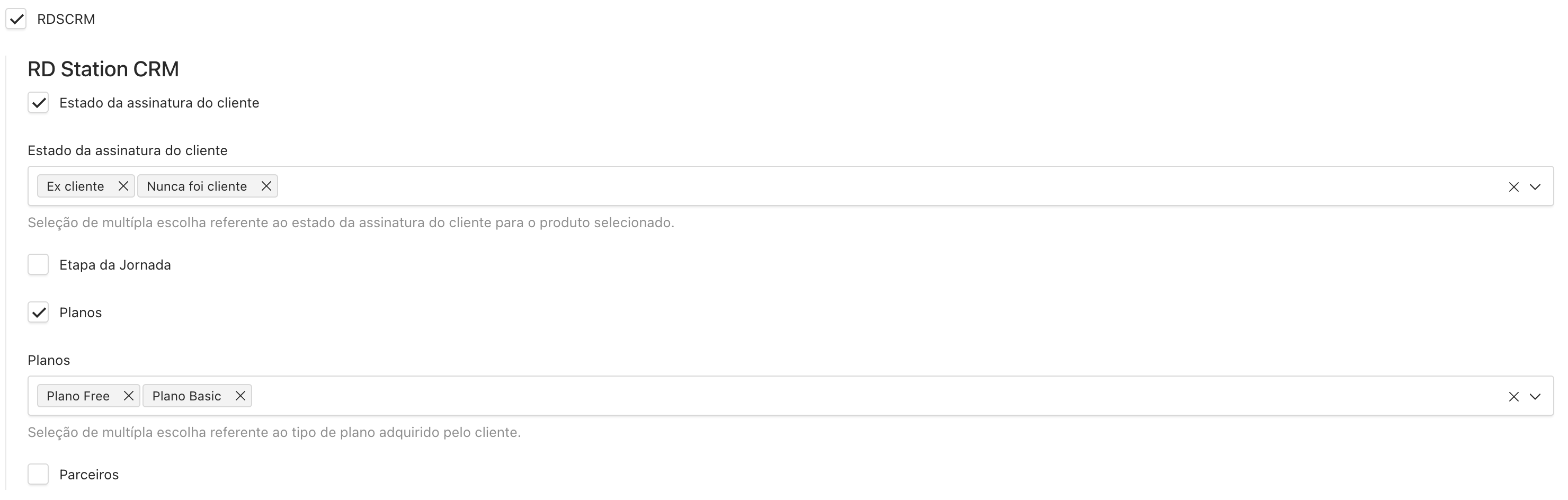 Público Alvo | Produto RDSCRM marcado
